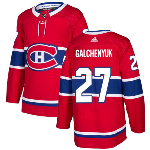 Adidas Montreal Canadiens #27 Alex Galchenyuk Red Home Authentic Stitched Youth NHL Jersey->youth nhl jersey->Youth Jersey